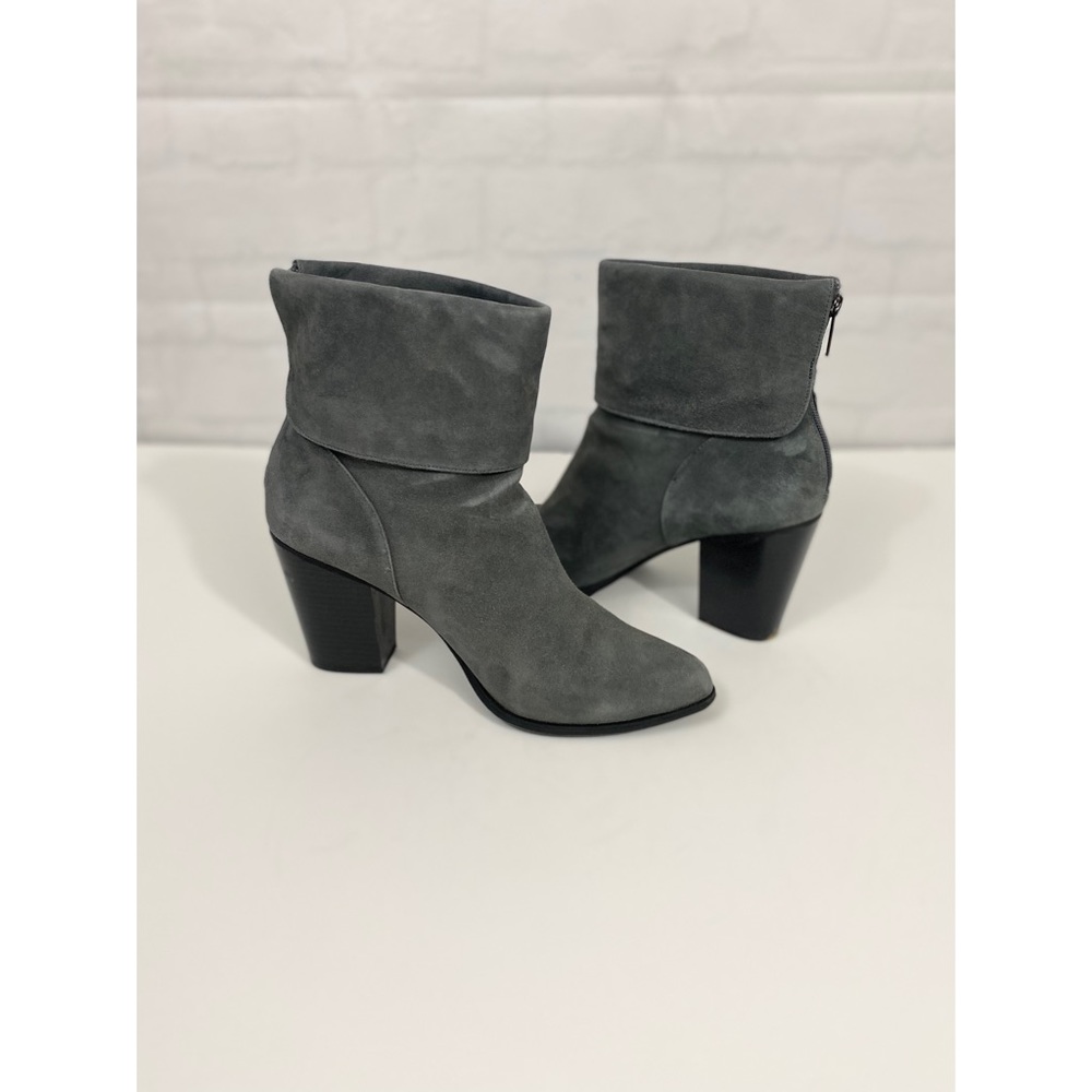 Alfani Gray Suede Boots Size 10
